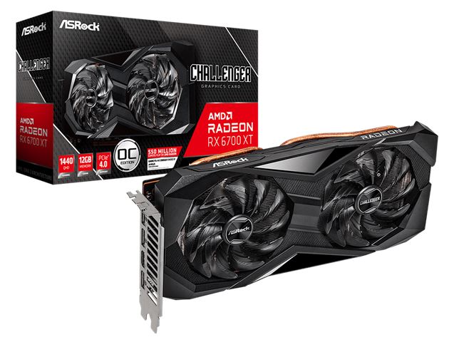 VGA ASR RX6700XT Challenger D 12G OC