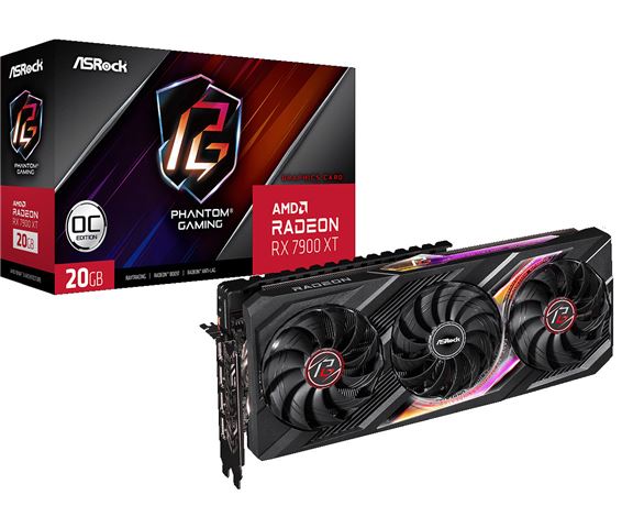 VGA ASR RX7900XT Phantom Gaming 20GB OC