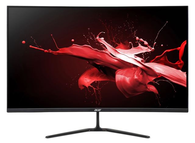 Acer Gaming monitor 31.5&quot Nitro ED320QRS3BIIPX UM.JE0EE.301, FHD, VA, 180Hz, 1ms, 300cd/m2, FreeSync, zakrivljeni, crni