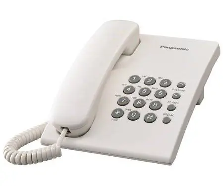 PANASONIC telefon stolni KX-TS500FXW bijeli-0