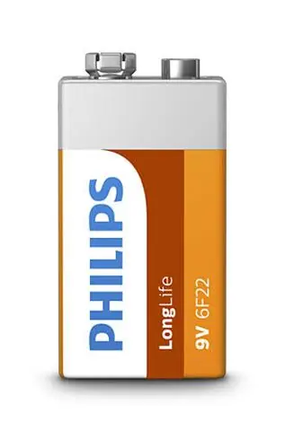 PHILIPS baterija 6F22L1B/10-0