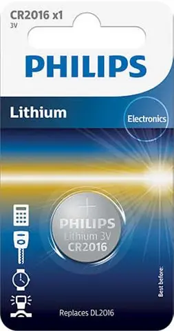 PHILIPS baterija CR2016/01B-0