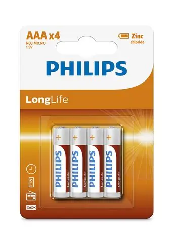 PHILIPS baterija R03L4B/10-0