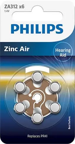 PHILIPS baterija ZA312B6A/00-0