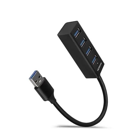 AXAGON USB HUB Mini HUE-M1A 4x USB3.2, USB-A cable, 20cm-0