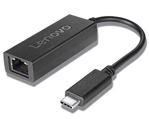 Lenovo USB-C to Ethernet Adapter, 4X90S91831-0
