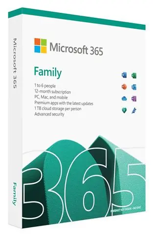 FPP Microsoft 365 Family ENG AI Sub 1YR FY25H2, EP2-32335-0