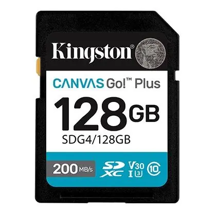MEM SD 128GB Canvas Go! Plus Kingston SDG4/128GB-0