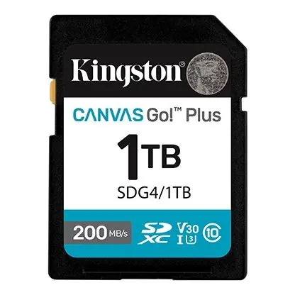 MEM SD 1TB Canvas Go! Plus Kingston SDG4/1TB-0