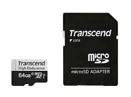MEM SD MICRO 64GB HC Class UHS-I U1 Transcend TS64GUSD350V-0