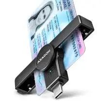 Čitač pametnih kartica AXAGON CRE-SMPC USB 2.0 Pocket Reader-0