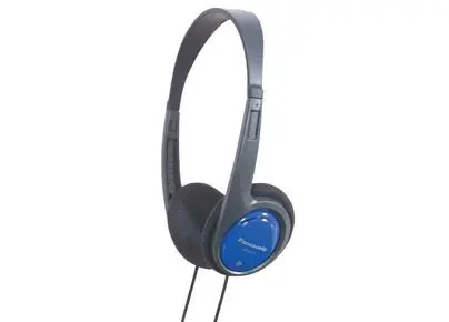 PANASONIC slušalice RP-HT010E-A plave, naglavne-0