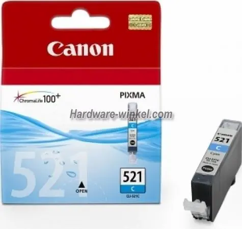 Tinta CANON CLI-521C Cyan-0