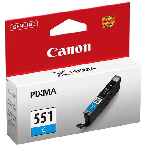 Tinta Canon CLI-551 Cyan-0