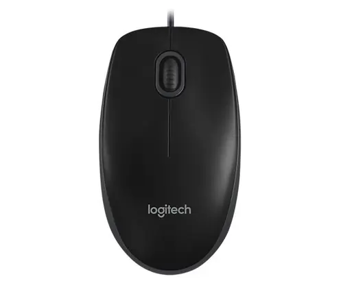 Miš žični Logitech B100 optical USB, crni-0