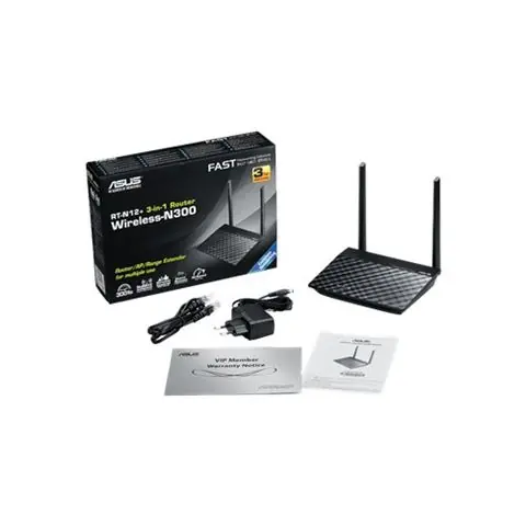 Wireless router Asus RT-N12 PLUS-0