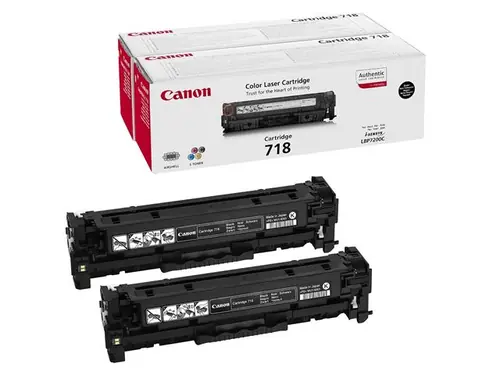 Toner Canon CRG-718 BK TWINPACK-0