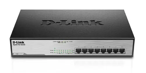 D-Link switch neupravljivi, DGS-1008MP-0