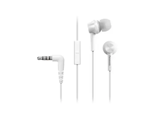 PANASONIC slušalice RP-TCM115E-W bijele, in ear, mikrofon-0