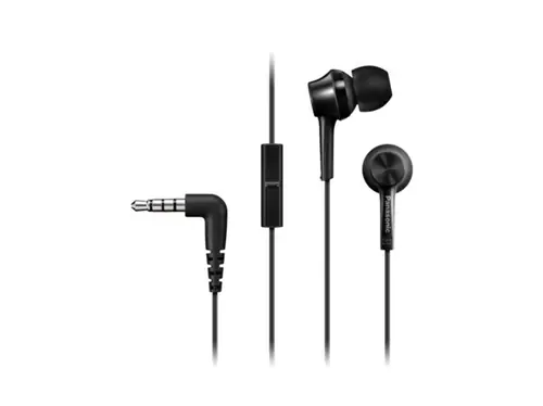 PANASONIC slušalice RP-TCM115E-K crne, in ear, mikrofon-0