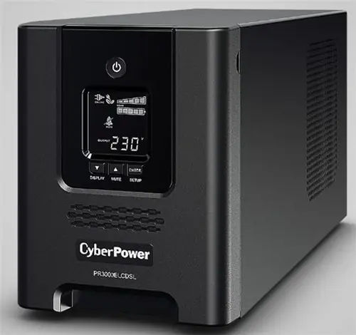 CyberPower 3000VA/2700W PR3000ELCDSL, line-int., Euro, tower-0