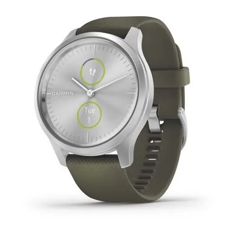 Garmin Vivomove Style Silver Moss-0
