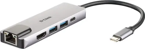 D-Link DUB-M520, 5‑in‑1 USB‑C Hub sa HDMI/Ethernet i napajanjem-0