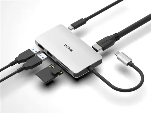 D-Link 6-in-1 USB-C Hub, DUB-M610-0