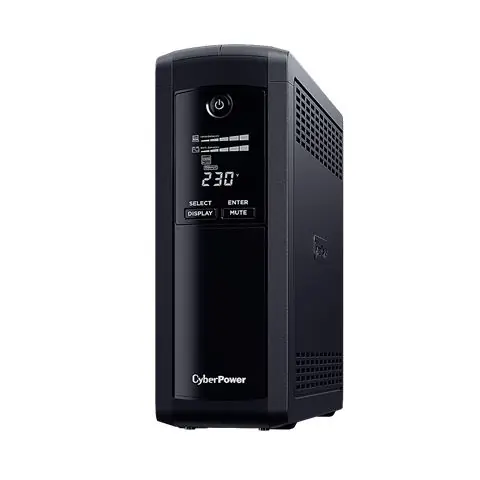 CyberPower 1200VA/720W VP1200EILCD, line-int., Euro, desktop-0
