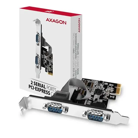 AXAGON PCEA-S2N PCI-Express Adapter 2x Serial Port+LP limić-0