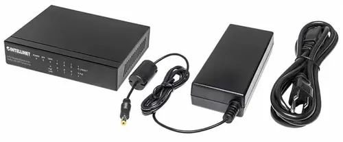 Intellinet Switch 5-Port Neupravljiv Gigabit Ethernet PoE-0