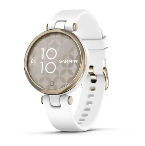 Garmin Lily Sport Cream Gold White silikonski remen-0