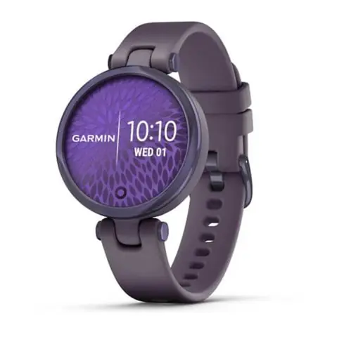 Garmin Lily Sport Midnight Orchid Deep Orchid silik. remen-0