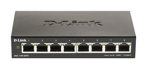 D-Link switch web upravljivi, DGS-1100-08V2/E-0