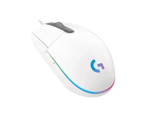 Miš žični Logitech G203 Lightsync Bijeli-0