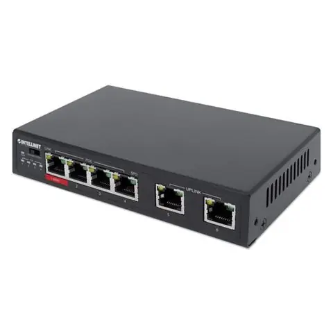 Intellinet Switch 6-Port Gbps Ethernet PoE, 60w, 561686-0