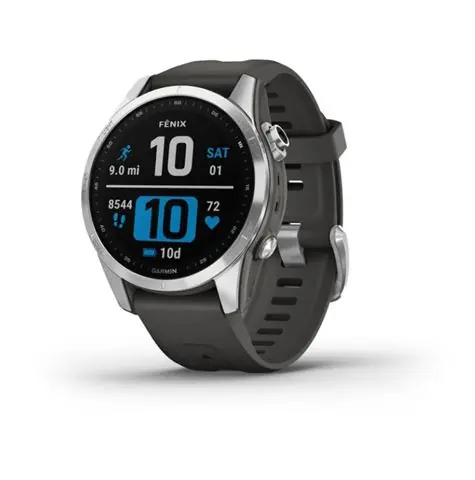 Garmin fenix 7S Stainless Steel Graphite remen-0