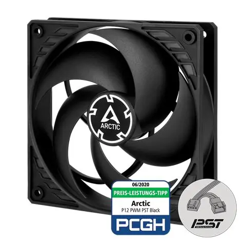 Arctic P12 PWM PST (crni)-0
