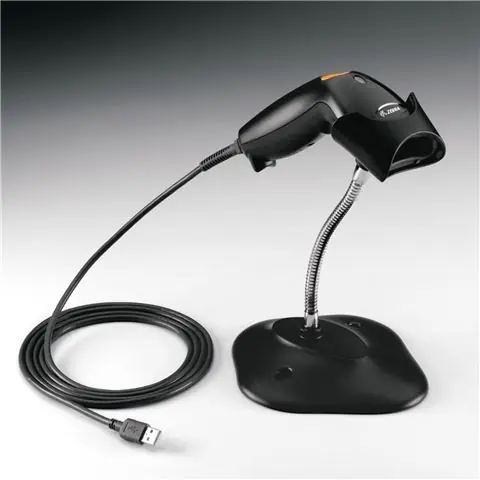 POS SKE ZEBRA LS1203, 1D, USB, STALAK-0