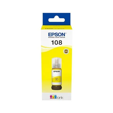 Tinta Epson EcoTank 108 Yellow-0