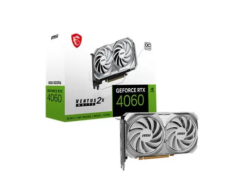 VGA MSI RTX 4060 VENTUS 2X WHITE 8G OC-0
