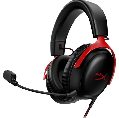 HP žičane slušalice HyperX Cloud III Black/Red Gaming, 727A9AA-0