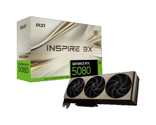 VGA MSI RTX 5080 16G INSPIRE 3X OC-0