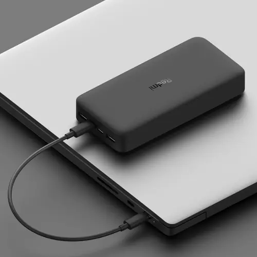 20000mAh RedMi 18W Fast Charge Power Bank (Black)-1