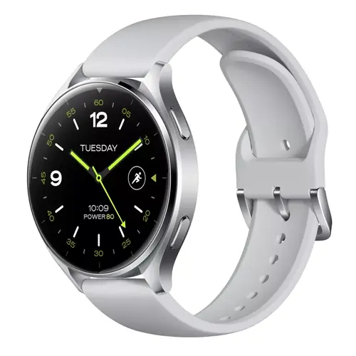 Xiaomi Watch 2 Sliver Case With Gray TPU Strap-0