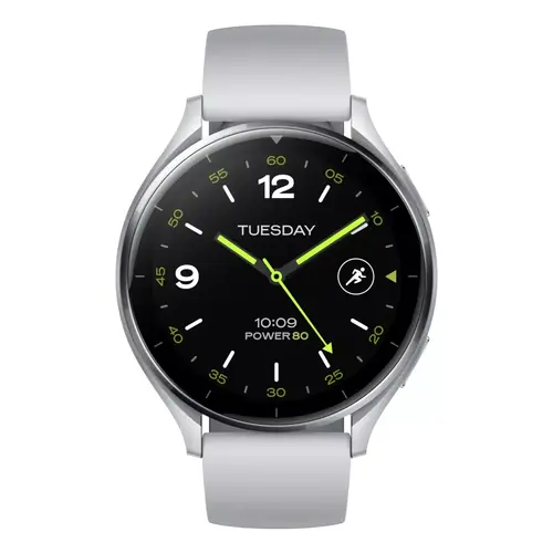 Xiaomi Watch 2 Sliver Case With Gray TPU Strap-1