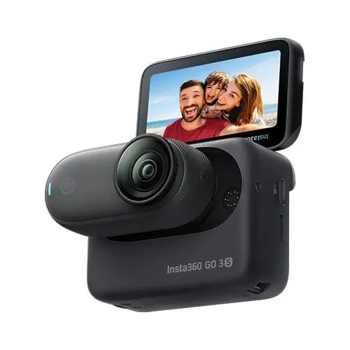 Akcijska kamera Insta360 GO 3S Standard Edition Midnight Black 128GB-0