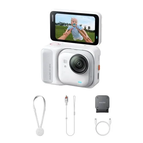 Akcijska kamera Insta360 GO Ultra Standard Edition / Arctic White-3