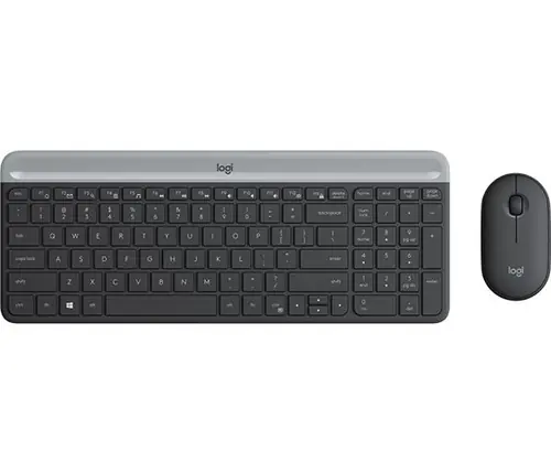 Bežični desktop komplet MK470 Slim Wireless crna-0