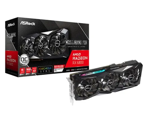 VGA ASR RX6800 Challenger Pro 16G OC-0